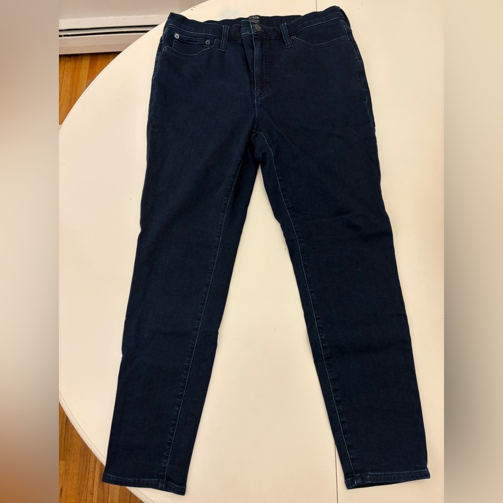J.Crew Factory 9” Mid-Rise Skinny Jeans in Signature Stretch+
